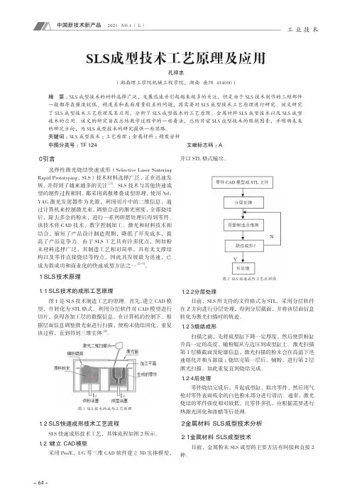 SLS成型技术工艺原理及应用