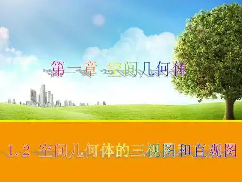 【数学】1.2  空间几何体的三视图和直观图课件(人教A版必修2)2