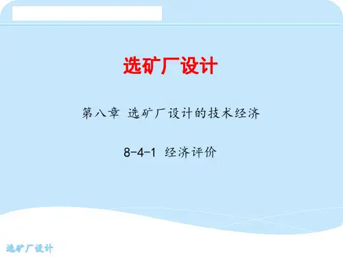 选矿厂设计 (108)