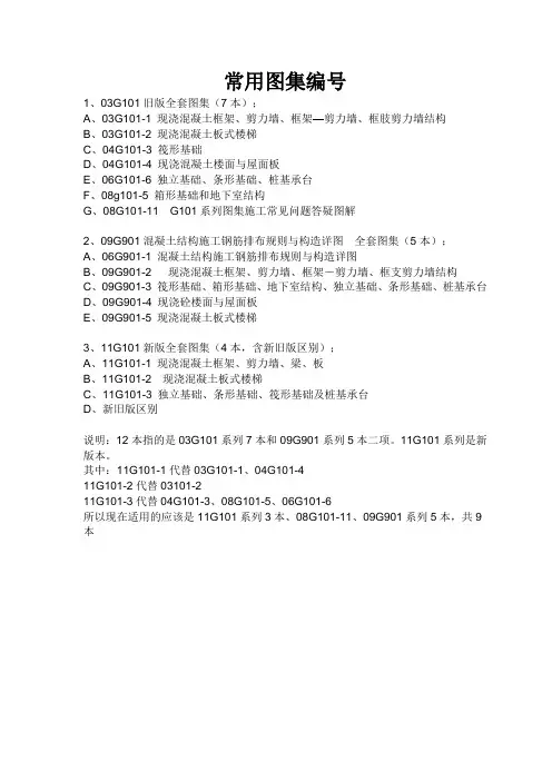 常用图集编号