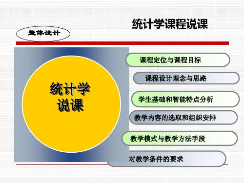 统计学说课ppt课件