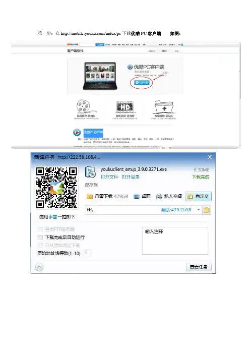 怎样从优酷下载视频 全