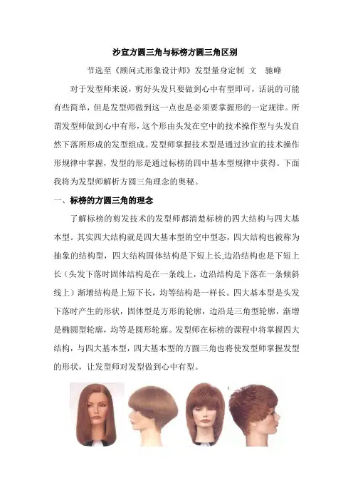 沙宣方圆三角与标榜方圆三角区别