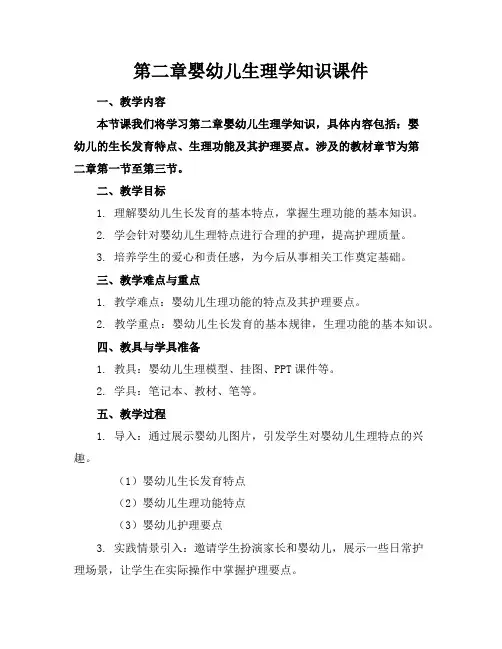 第二章婴幼儿生理学知识课件