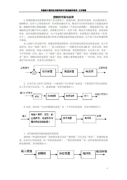 控制的手段与应用