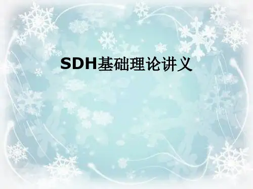 SDH基础理论讲义
