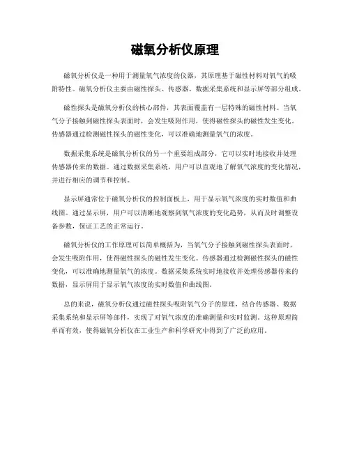 磁氧分析仪原理