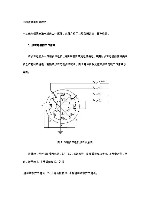 四相步进电机原理图