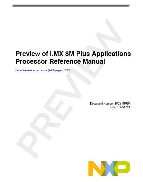 NXP i.MX 8M Plus Applications Processor Reference
