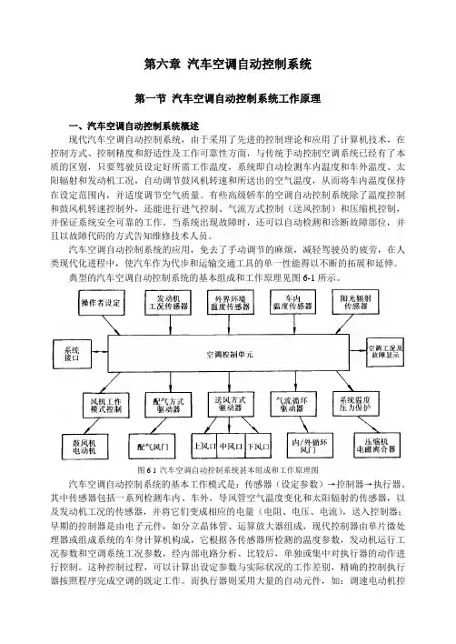 第六章 汽车空调自动控制系统