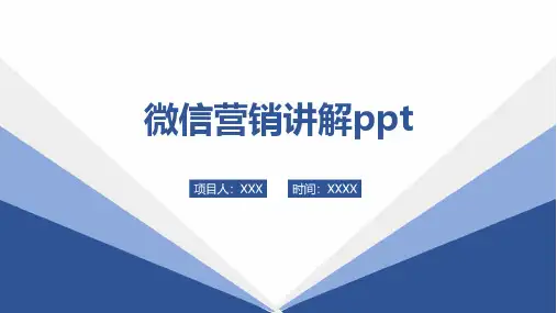 微信营销讲解ppt