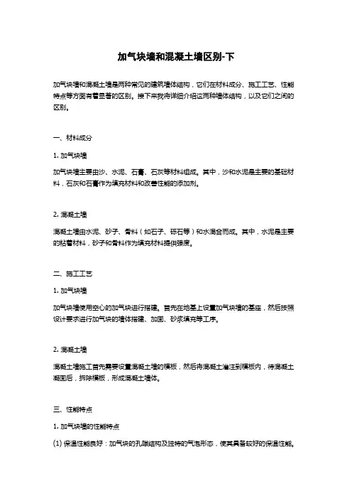 加气块墙和混凝土墙区别-下