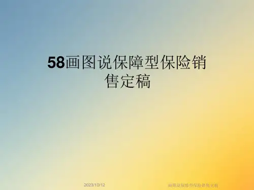 画图说保障型保险销售定稿课件