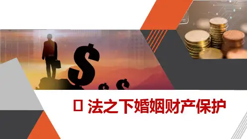 民法之下婚姻财产保护保险公司法商知识优质课件