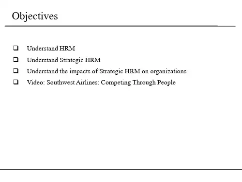 人力资源管理介绍英文IntroductionofHumanResourcesManagement