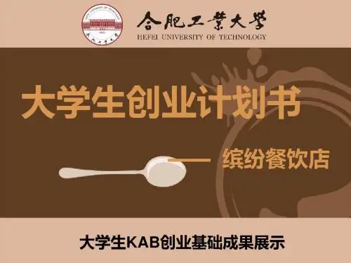 大学生创业计划书(ppt 35页)