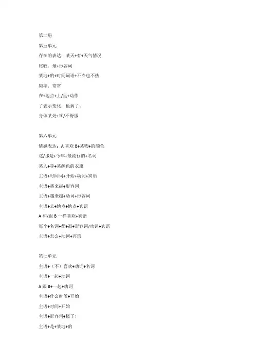 快乐汉语语法点