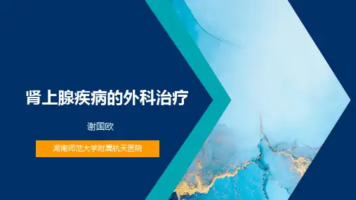肾上腺疾病的外科治疗