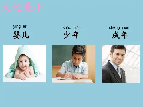 部编版一年级上册大还是小ppt课件-公开课2