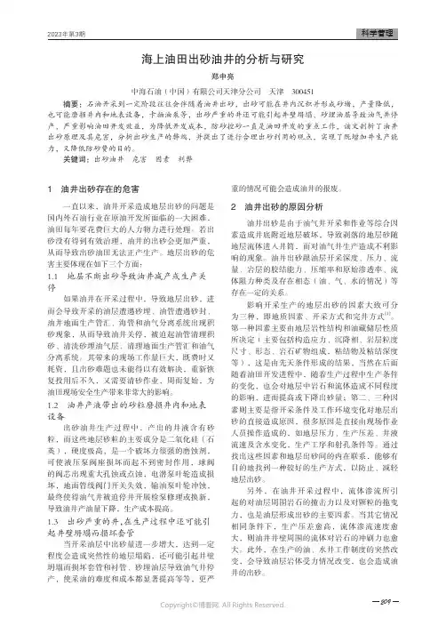 211004401_海上油田出砂油井的分析与研究