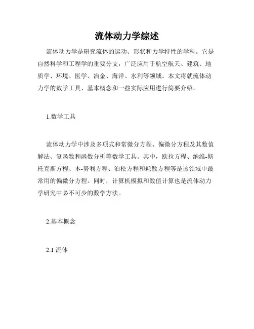 流体动力学综述