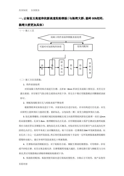 钢板粘贴加固专项施工方案(附件3)