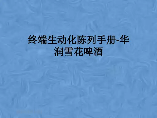 终端生动化陈列手册-华润雪花啤酒