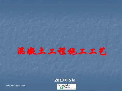 混凝土施工工艺培训(PPT)