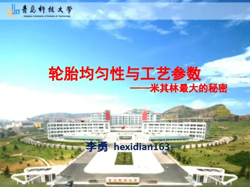 轮胎均匀性与工艺参数20190111