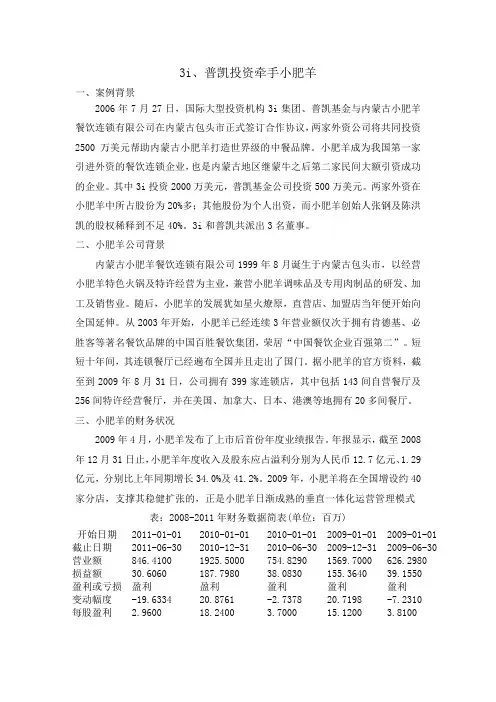 引进风险投资案例分析