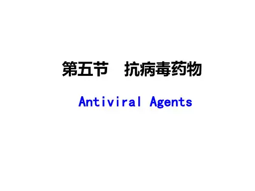 药物化学 抗病毒药物