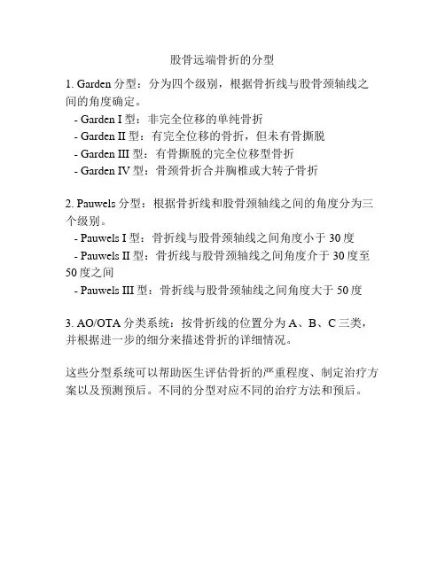 股骨远端骨折的分型