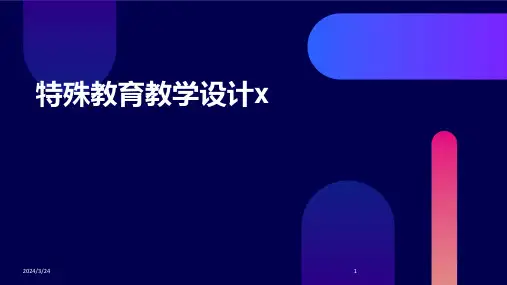 2024年度特殊教育教学设计x