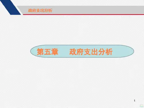 公共支出PPT课件