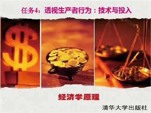任务四 生产者行为理论