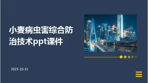小麦病虫害综合防治技术ppt课件