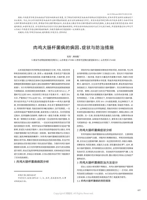 肉鸡大肠杆菌病的病因、症状与防治措施