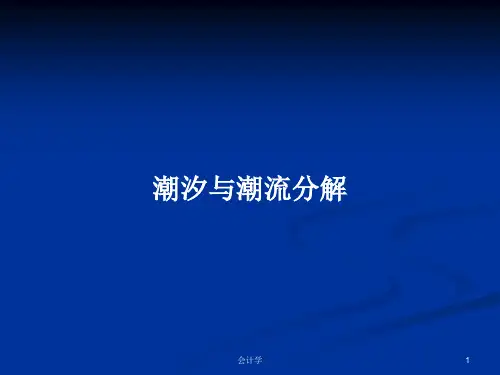 潮汐与潮流分解PPT学习教案