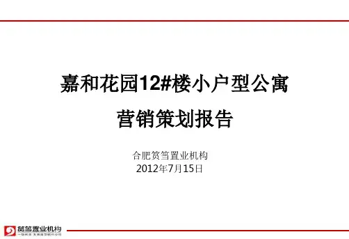 小户型公寓营销策划报告.pptx