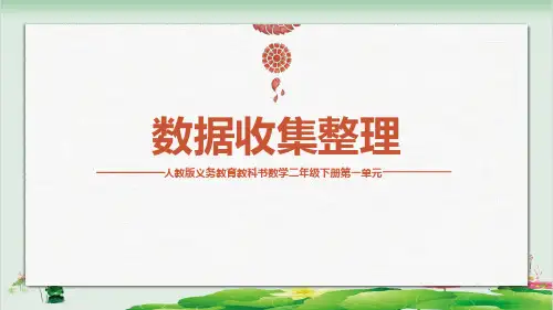二年级数学下册精品课件-1《数据收集整理》人教版(16页PPT)