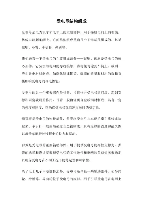 受电弓结构组成