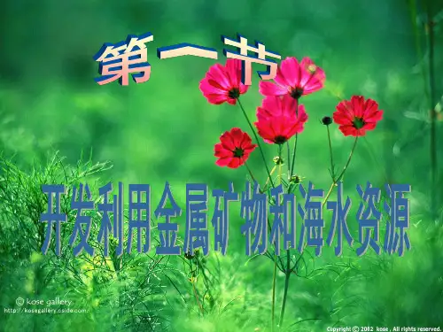 金属的冶炼
