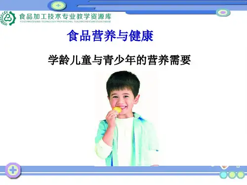学龄儿童和青少年的营养需要(精)