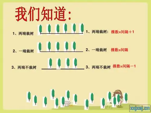 四年级下册数学广角植树问题___例2