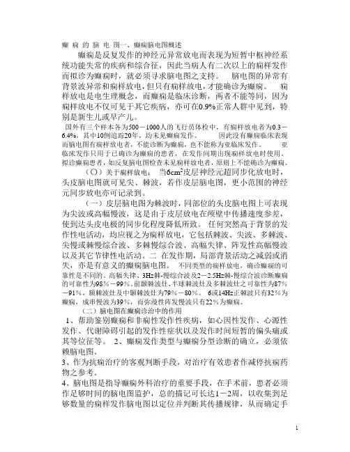 关于痫样放电