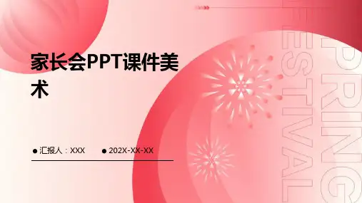 家长会PPT课件美术