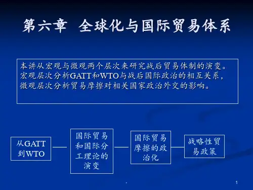 第六章-全球化与国际贸易体系PPT课件