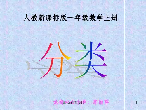 人教版一年级数学上册《分类》完整ppt课件