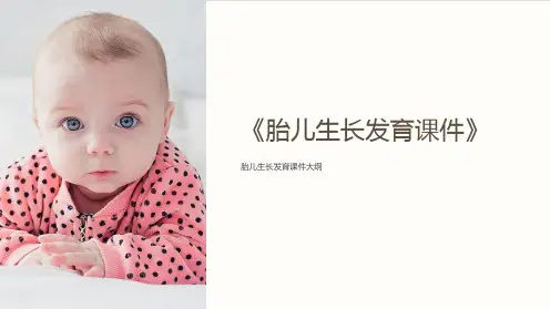 《胎儿生长发育课件》