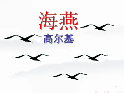 部编版 九年级语文下册 第4课《海燕》课件31张